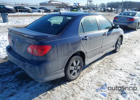 2005 Toyota Corolla S из США, поврежденный, VIN 2T1BR32E65C371489